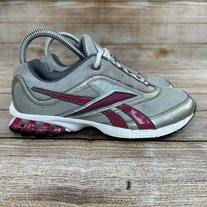 Reebok Flex Ride Casual Silver Running Shoes Women Size 7 Athletic Sneakers